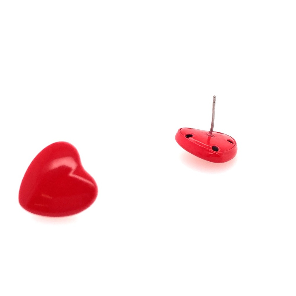 Vintage Heart Studs - Picture 1 of 3